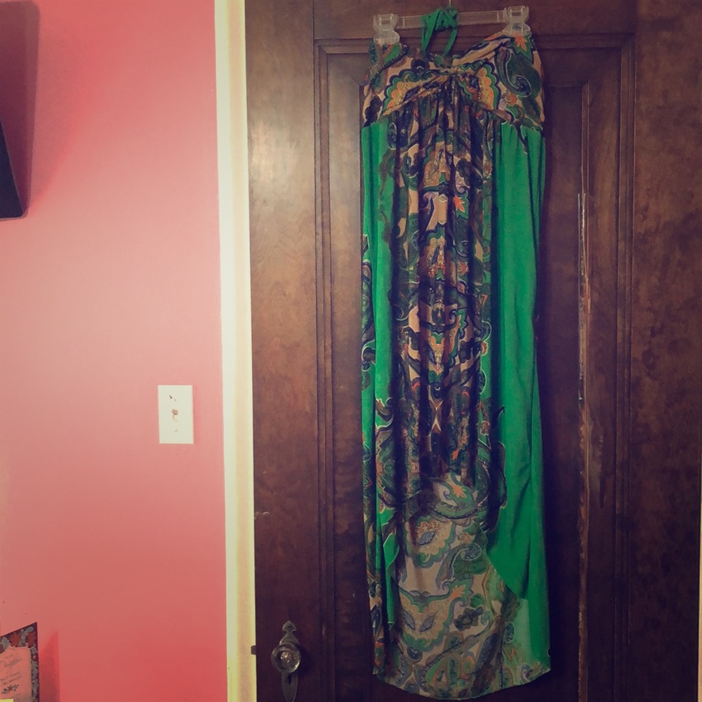 A green Dress